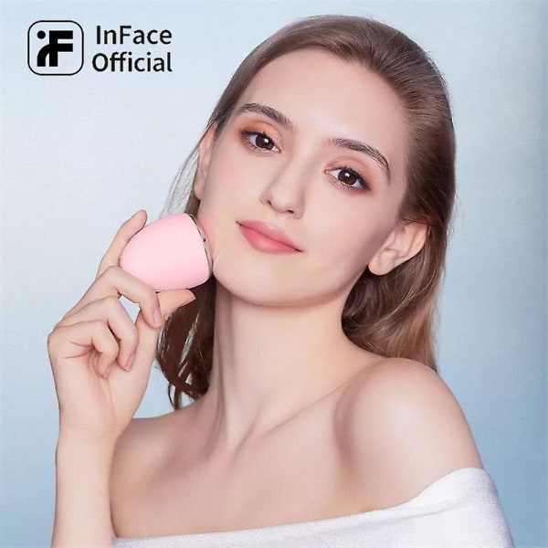 Xiaomi InFace ION facial massageapparat, hudrengöring - Rosa Rosa