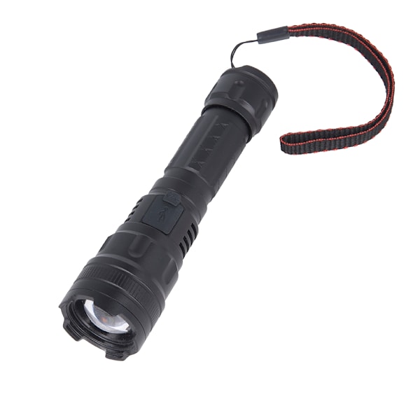 Forever LED Ficklampa 2600mAh 700lm IPX4 med zoomfunktion Svart