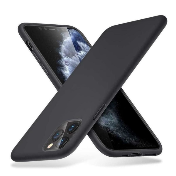 iPhone 14 Pro Max - Silicon TPU Soft Cover - Sort Black