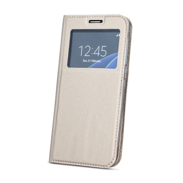 Samsung Galaxy S10e - Smart Look Flip Fodral - Guld Guld