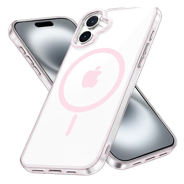 iPhone 17 - MagSafe Kompatibel Extra Stöttåligt Slim Skal Transparent