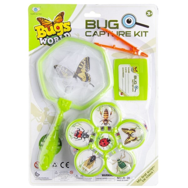 Barn Camping Insekter Bug Butterfly Catcher Net / Samlarbox multifärg