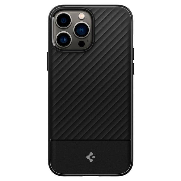 iPhone 13 Pro Max - Spigen Core Armor Matt Blødt Cover - Sort Black