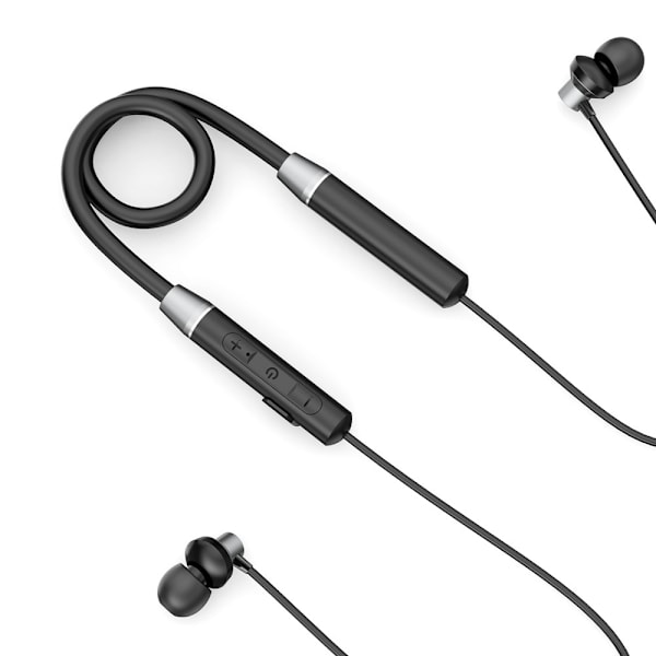 Bluetooth Smart Trådlös Handsfree Magnetic Neckband XO Black