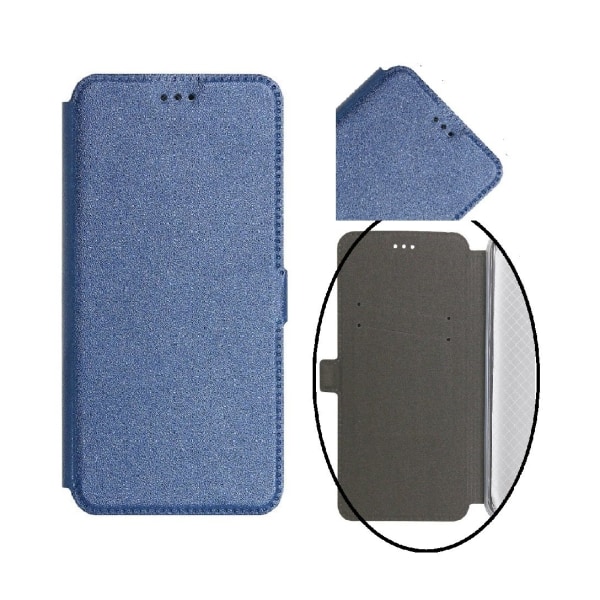 Samsung Galaxy J6 (2018) Smart Pocket Mobilplånbok - Marinblå Marinblå