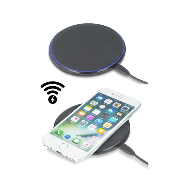 Qi Trådlös laddare - Universal 10W - iPhone / Android Black