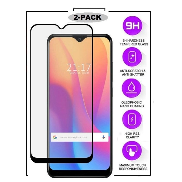 2-Pack Samsung Galaxy A34 5G - Anti-Shock 9D Ceramic Härdat Glas Transparent
