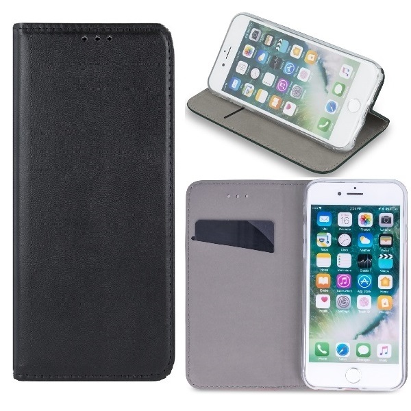 iPhone 16 Plus - Smart Magnet Mobilplånbok Svart Svart
