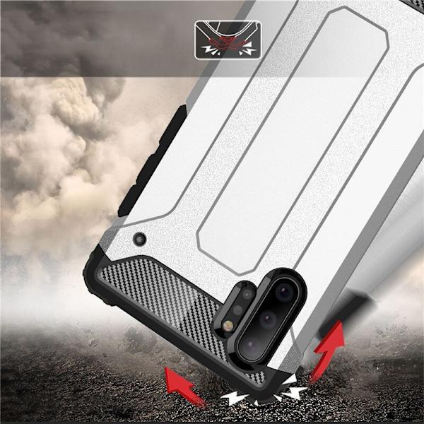 Samsung Galaxy Note 10+ Hybrid Armor Rugged Skal - Svart Svart