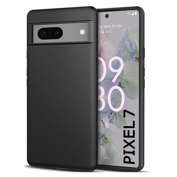 Google Pixel 7 - Matt TPU Mjuk Skal - Svart Black