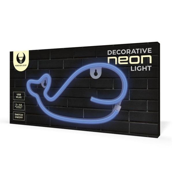 Neon LED Hello Batteri + USB Forever Light multifärg