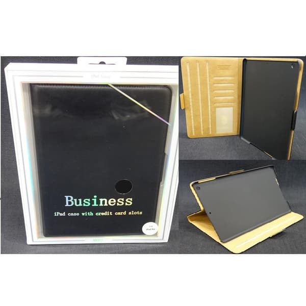 iPad Air-1 - Business Edition Läder Toppkvalite Plånbokfodral Black
