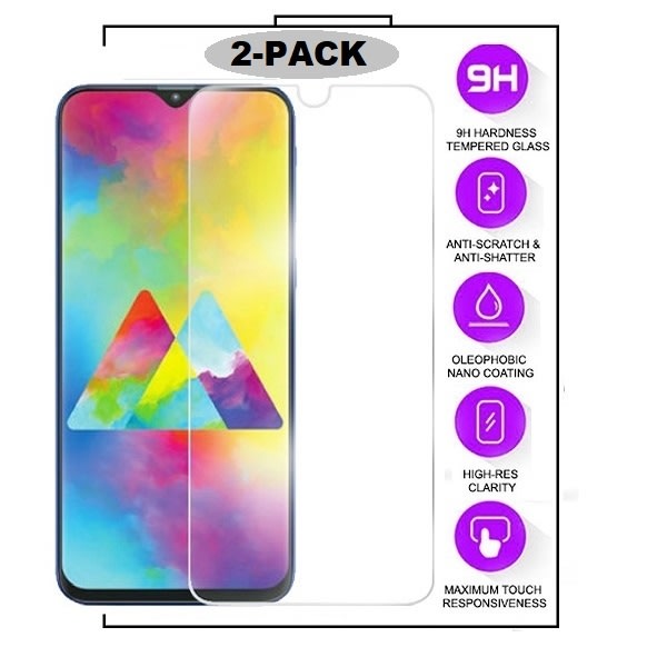 2-Pack - Samsung Galaxy A50 / A30 - Karkaistu lasi näytönsuoja Transparent