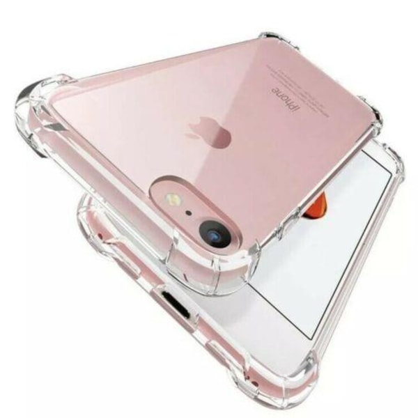 iPhone 6 / iPhone 6s - Bumper Extra Stöttåligt Slim Mjuk Skal Transparent