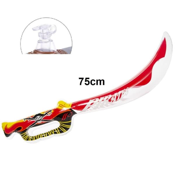 Fashion Uppblåsbart Piratsvärd Barnleksak 75cm Multicolor