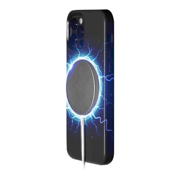 iPhone 13 Pro Max - Puro MagSafe SKYMAG Skal Leather Look Svart Black