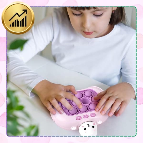 Maxlife bärbart minne och koncentrationsspel ljud / ljuseffekter - BUNNY Rosa