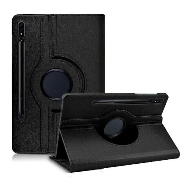 Samsung Galaxy Tab S8 Plus 12,4" - Case 360° Roterbar Sort Black