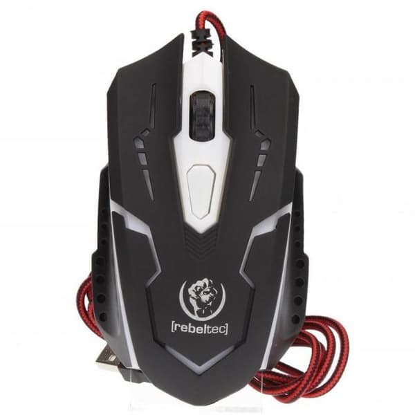 Rebeltec Cobra Optisk Spelmus Svart