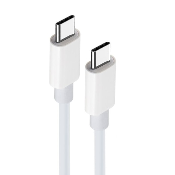 Snabbladdare USB-C till USB-C kabel - 1m White
