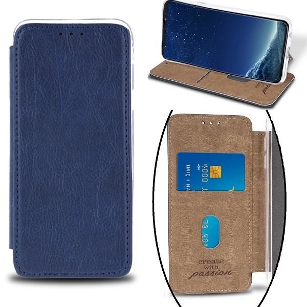 Samsung Galaxy J6 (2018) Smart Prime Mobilplånbok - Blå Blue