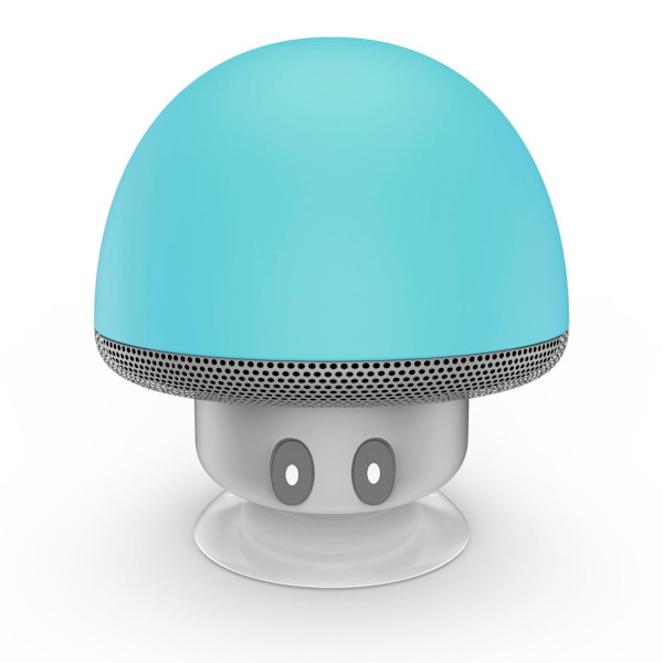 Trådlös Portable Bluetooth Högtalare med Mikrofonen Mobilhållare Blå