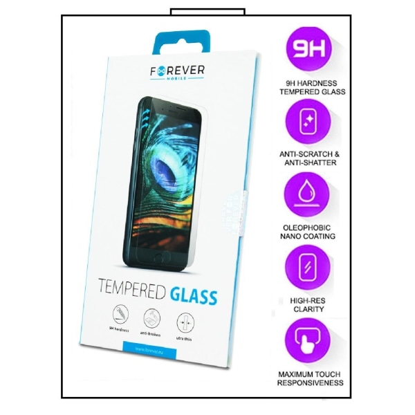 2-Pack - Huawei Mate 20 -  FOREVER Härdat Glas Displayskydd Transparent