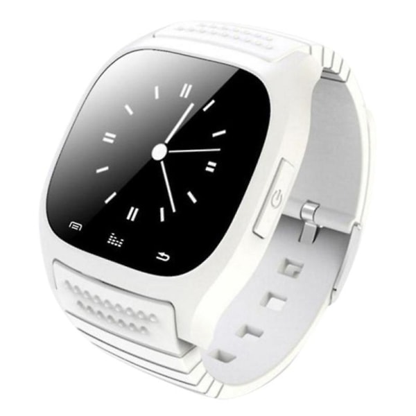 Bluetooth AlphaOne Smartwatch -monitoimikosketusnäyttö White