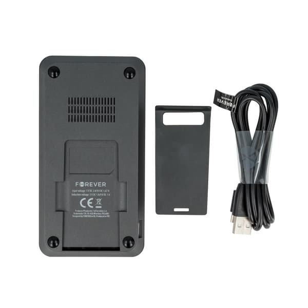 FOREVER 10W Snabb QI Trådlös laddare -  För iPhone / Android Black