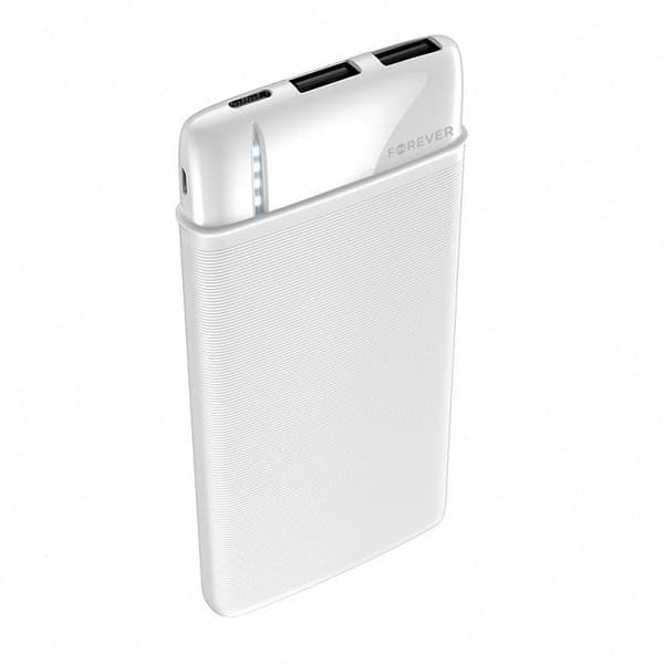 5000mAh Forever Powerbank till Mobiltelefoner & Surfplattor Vit White