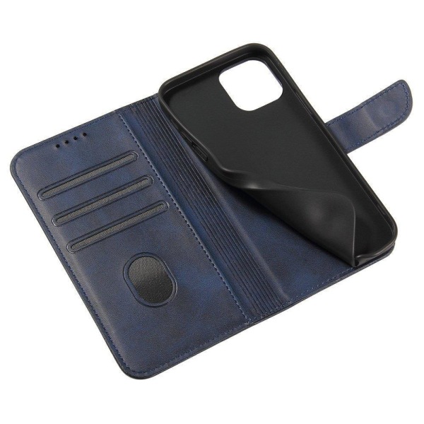 iPhone 12 PRO MAX - Book Case Fodral Mobilplånbok Blå Blå