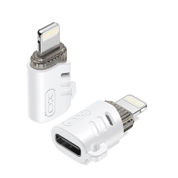 USB-C / Type-C - Lightning-sovittimen lataus/tiedonsiirto -XO White