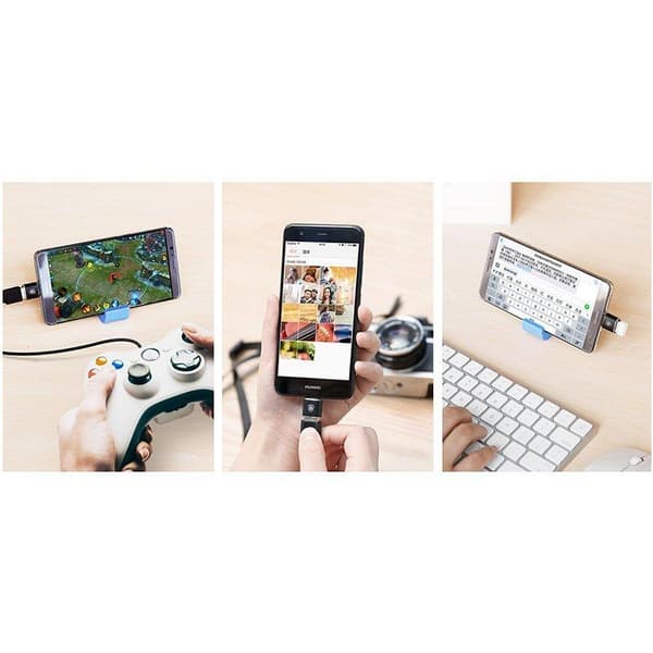 Maxlife USB 3.0 till USB-C Adapter OTG – Snabb Dataöverföring & Laddning 2A Black