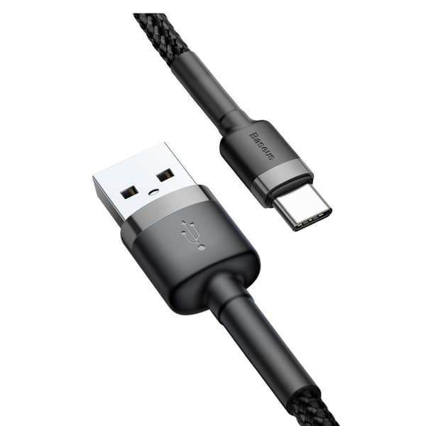 Baseus USB-C Snabbladdning Laddningskabel Samsung / Android -2m Black