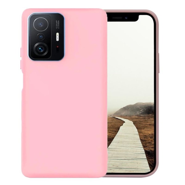 Xiaomi 11T / 11T Pro 5G - Matt TPU blødt cover - Pink Pink