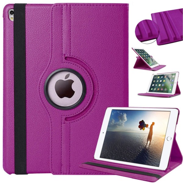 iPad 7. / 8. / 9. generation 10,2" etui, der kan drejes 360° lilla Purple