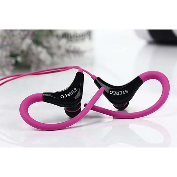 Actrail Stereo Sports-hovedtelefoner med mikrofonopkaldskontrol - Pink Pink