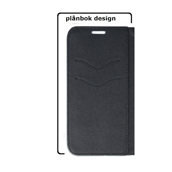 Samsung Galaxy J6 Plus - Smart Fancy Mobilplånbok - Svart Black