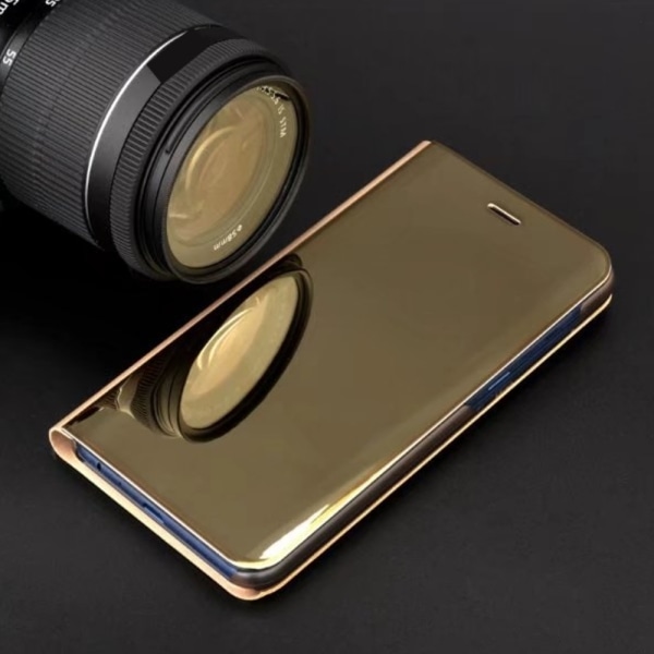 Samsung Galaxy A35 5G - Clear View Taske - Guld Gold