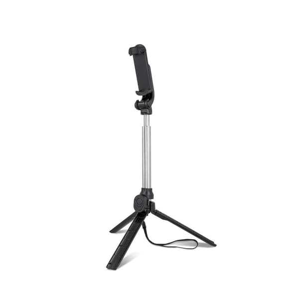 Tripod Selfiepinne / Mobilstativ med Bluetooth Fjärrkontroll Black