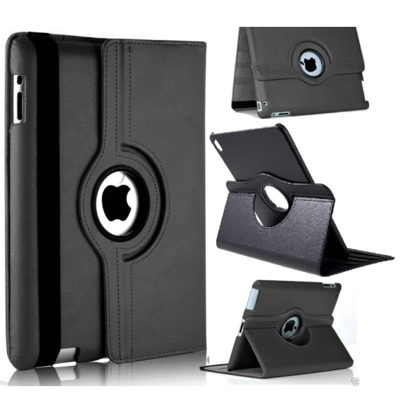 iPad 2/3/4 etui Roterbar 360° - Sort Black