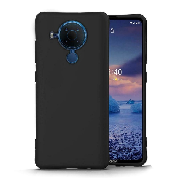 Nokia 5.4 - Silicon TPU Blødt Cover - Sort Black