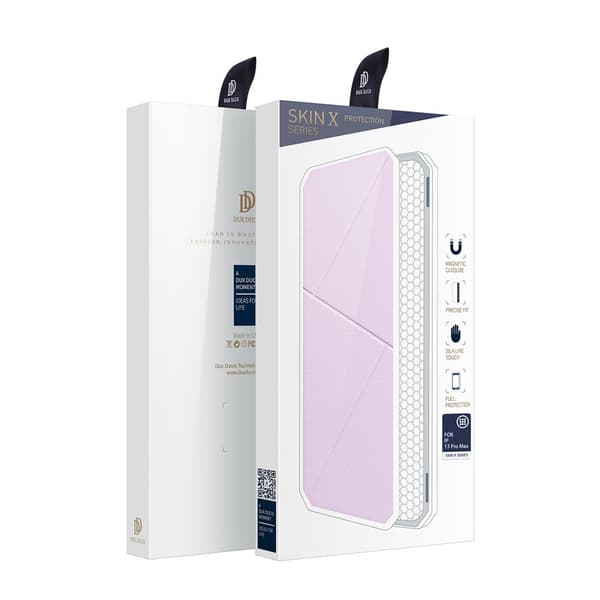 iPhone 13 Pro Max -  Dux DUCIS Shockproof Mobilplånbok - Rosa Pink