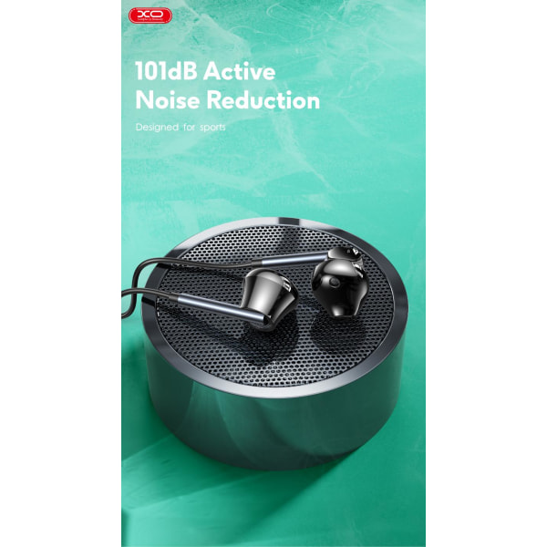 USB-C In-Ear Hörlurar med Mikrofon iPhone 15,16 /Samsung /Android Black