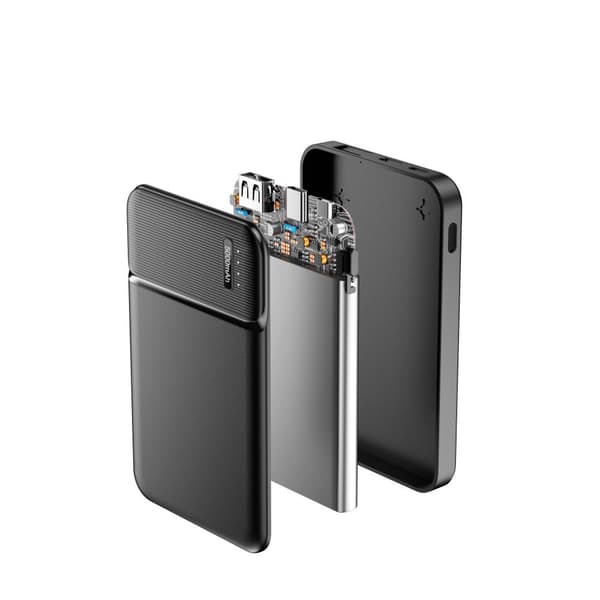 Maxlife Powerbank USB-C 5000Mah X2 Fast Charge Black