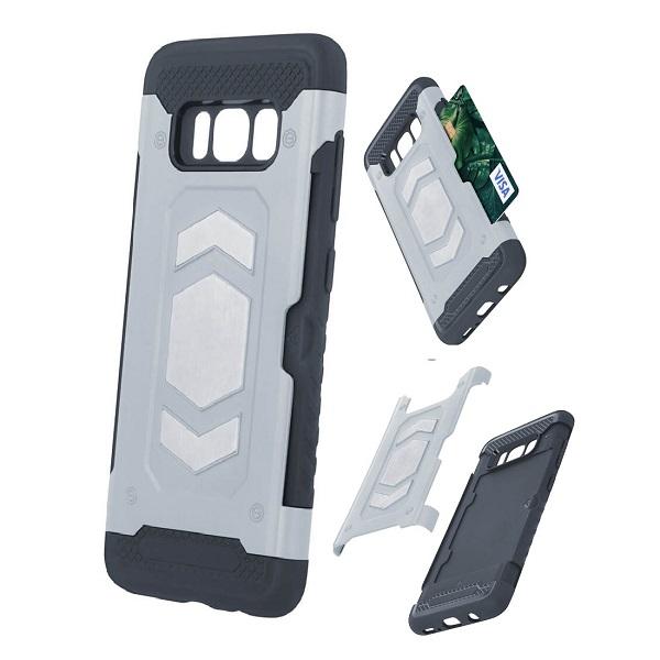 iPhone 6 Plus / 6s Plus Defender Card Case - Sølv Silver