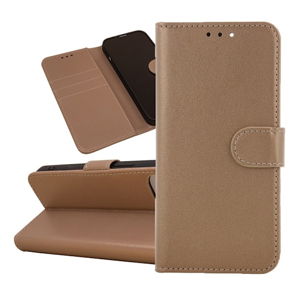 Motorola Edge 50 NEO - Book Case Fodral Mobilplånbok Guld Gold