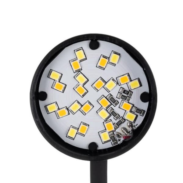 LED Skrivbordslampa Med klämmor och basstativ Black