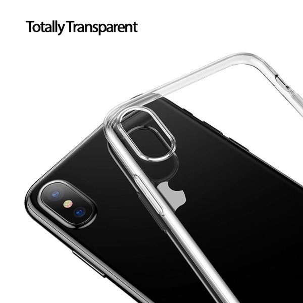 iPhone X / XS - Gennemsigtigt 1,8 mm Slim Cover Transparent