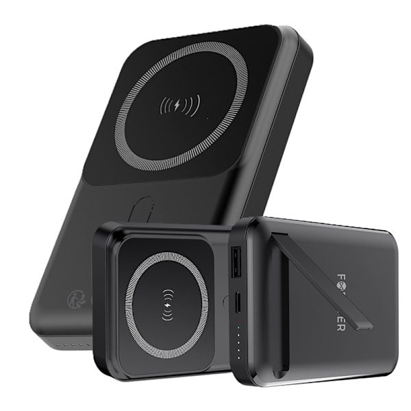 Magsafe-yhteensopiva 10000mAh PD 22.5W Nopea langaton Powerbank Black
